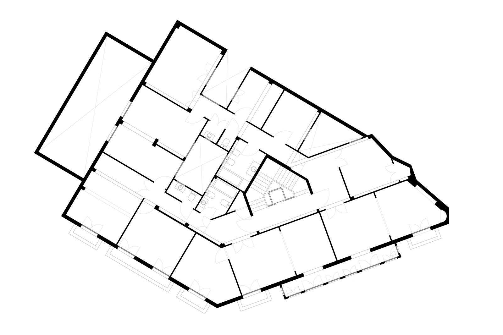 Two apartments joined together next to Plaza España